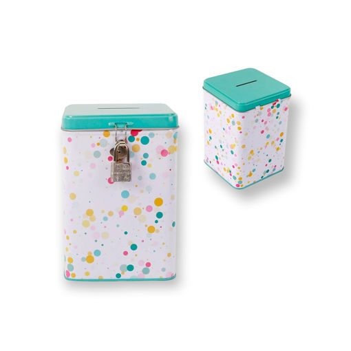 Picture of MONEY BOX WITH LOCK BUBBLES